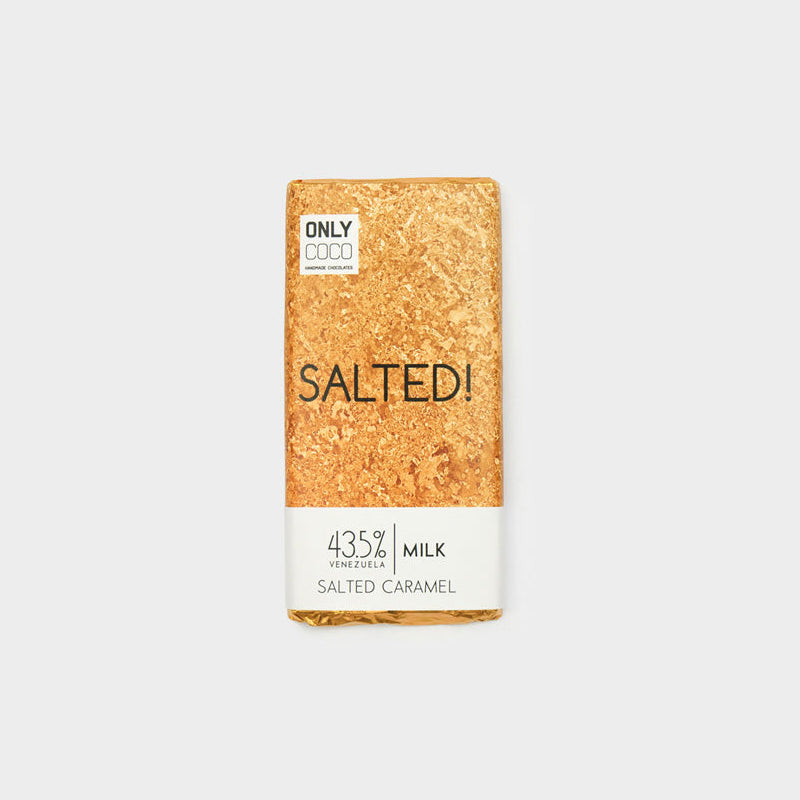 Salted Caramel Milk Chocolate Bar - 43.5% Venezuelan