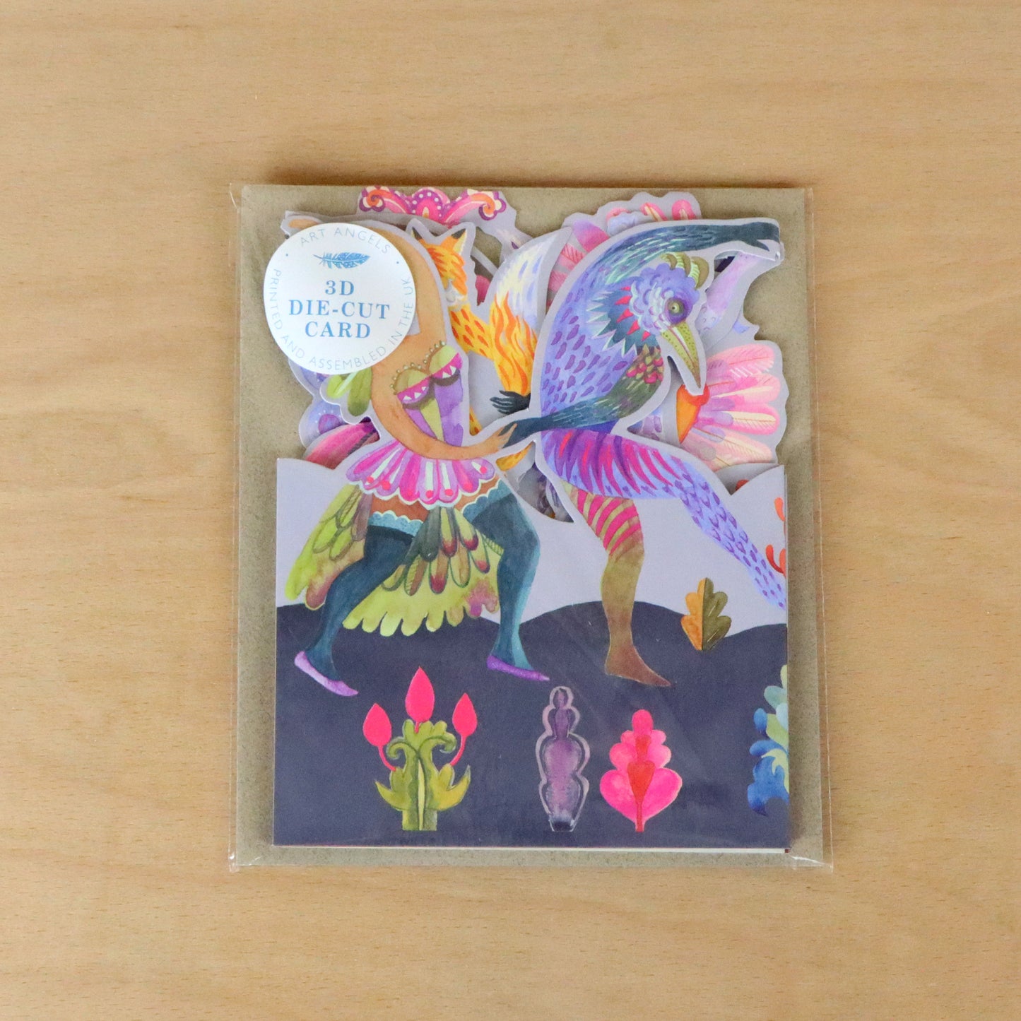 Carnival Dancers Concertina Greeting Card