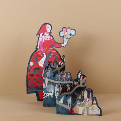 Storyteller Concertina Greeting Card