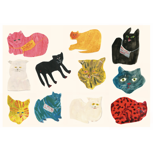 Emotional Cats Mini Print