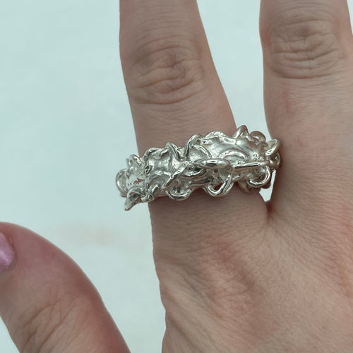 Silver Chain Ring