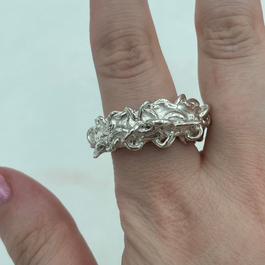 Silver Chain Ring