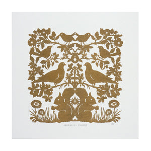 Squirrels + Pigeons Print