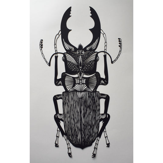 Stag Beetle Laser Cut