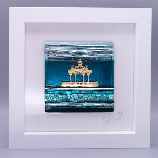 Brighton Bandstand in Teal