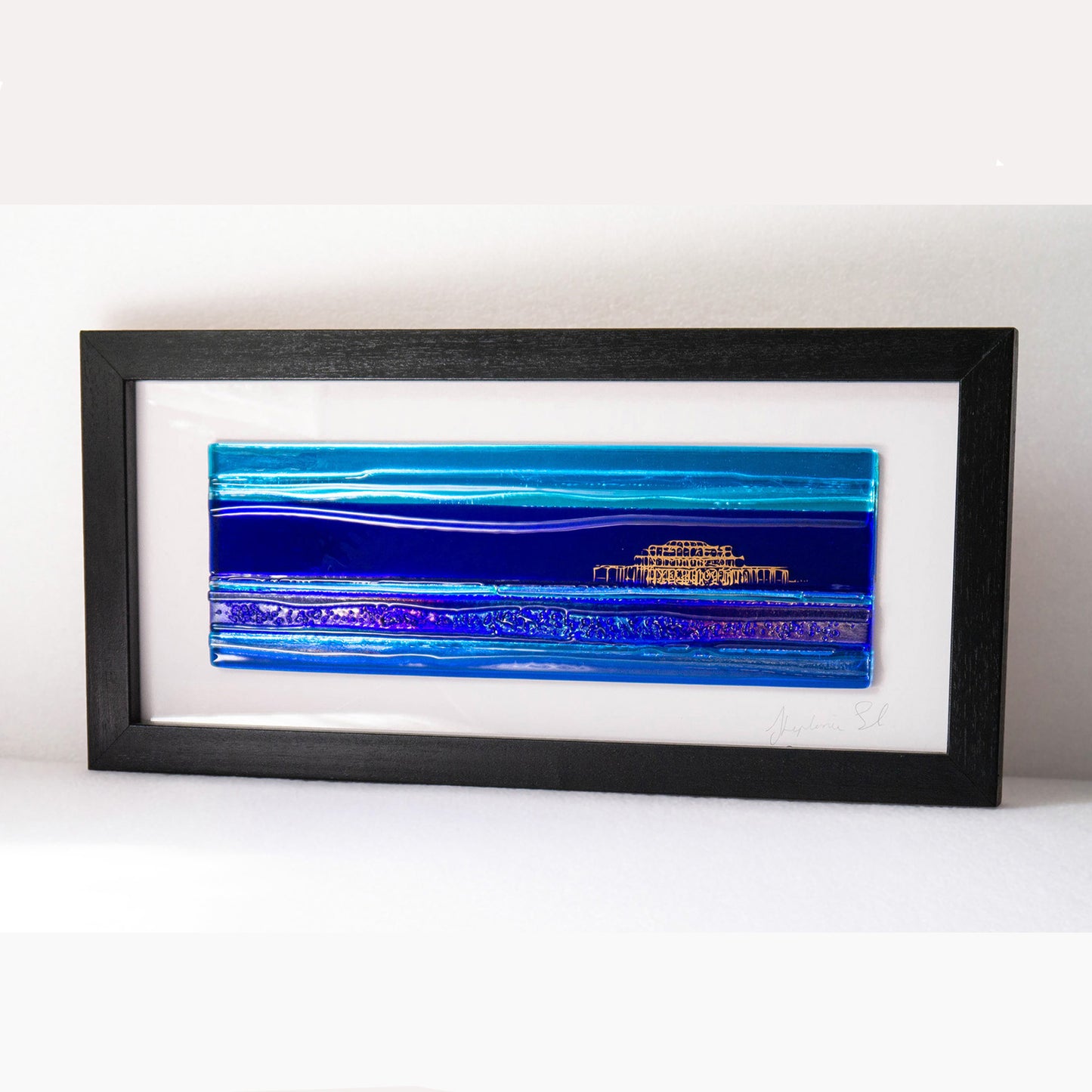 West Pier in Blues and Gold