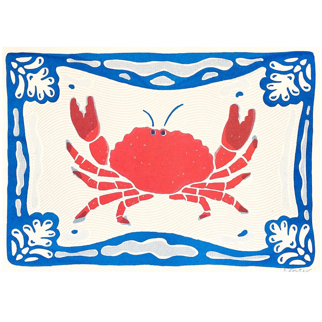 Worthing Crab Print