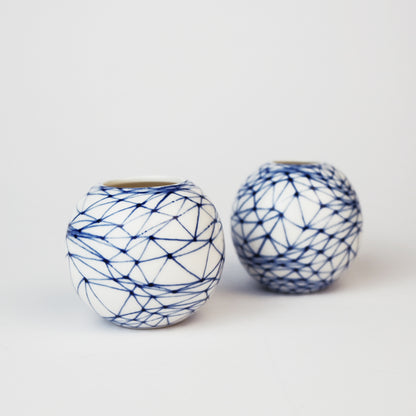 Undulating Net Mini Moon Jar