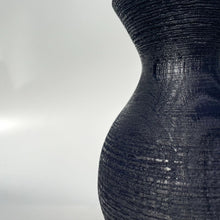 Load image into Gallery viewer, Textured and Ebonised Oak Vase