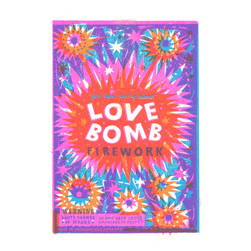 Love Bomb Firework Print