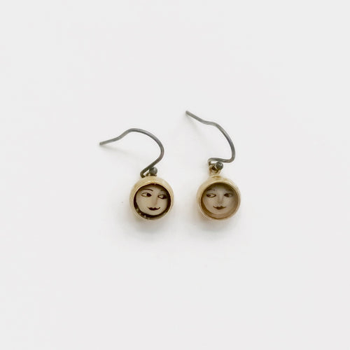 Tiny Face Earrings