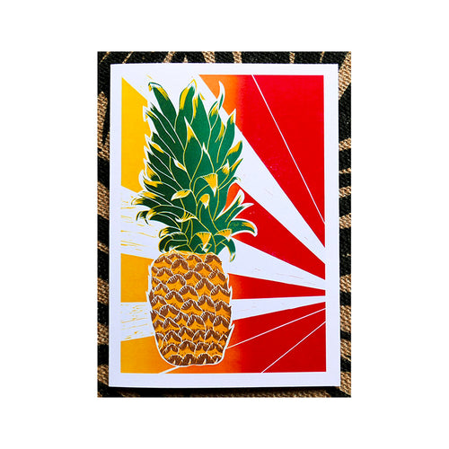 Tropical Glow Greeting Card