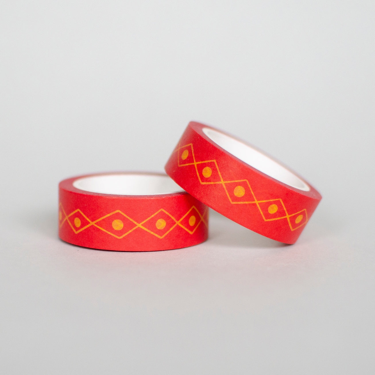Yellow Spots On Red Washi Tape