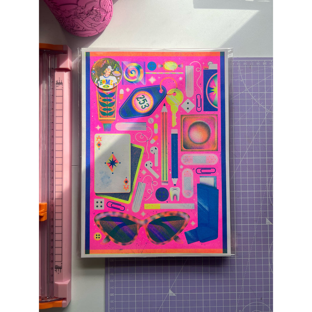 What's In My Bag Print