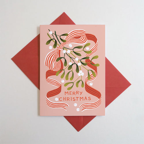 Mistletoe Greeting Card