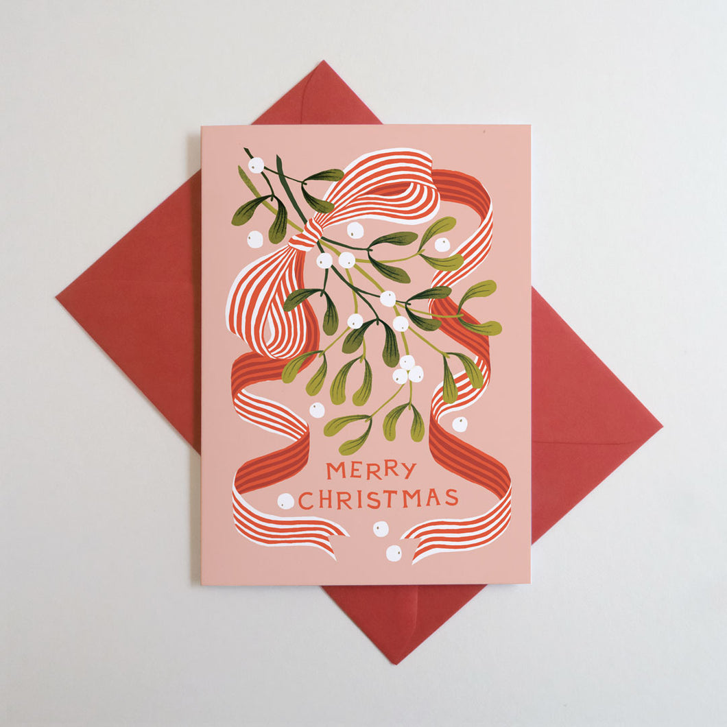Mistletoe Greeting Card
