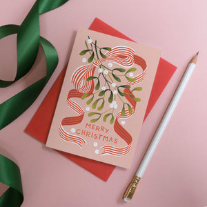 Mistletoe Greeting Card