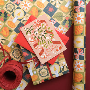 Mistletoe Greeting Card