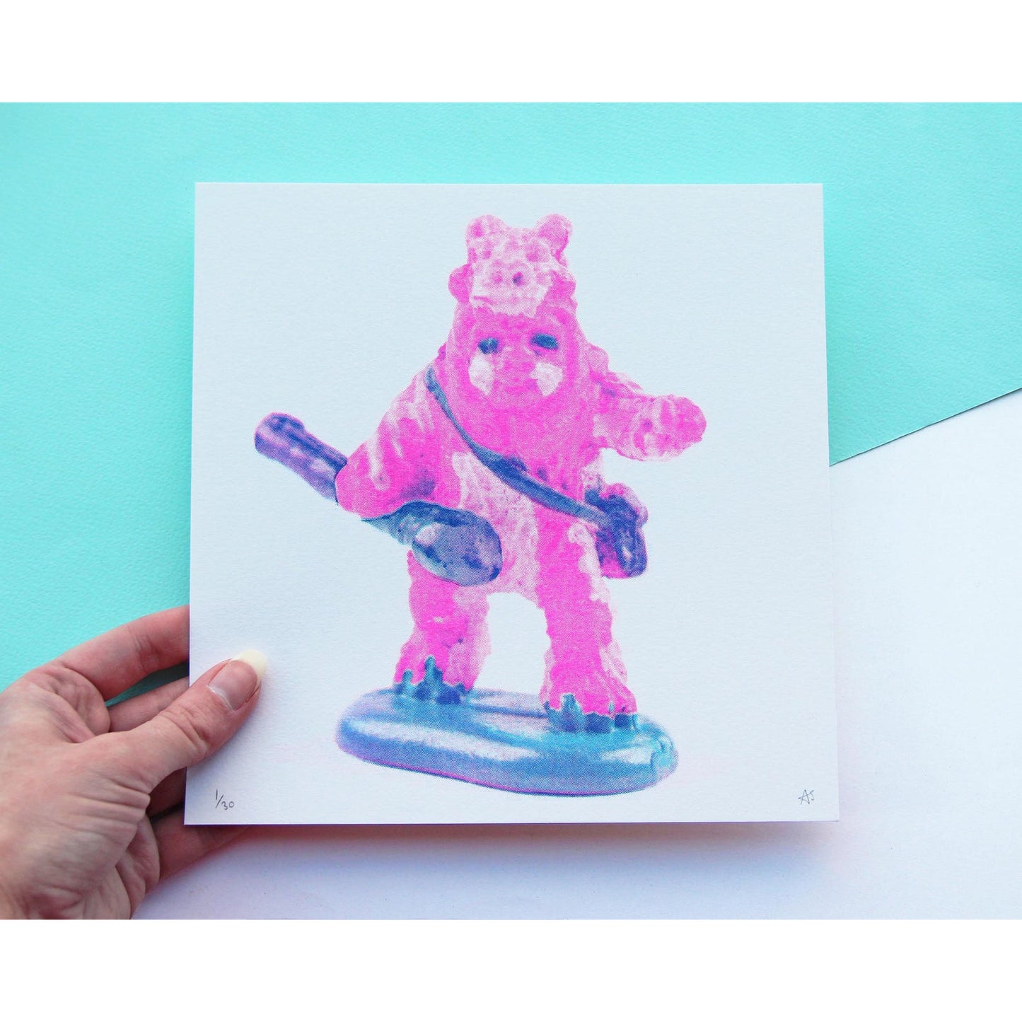 Pink Ewok Print