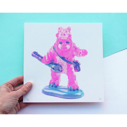 Pink Ewok Print