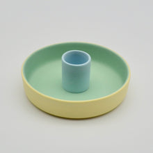 Load image into Gallery viewer, Candle Holder Yellow/Green/Blue