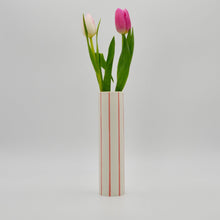 Load image into Gallery viewer, Striped Stem Vase Pink