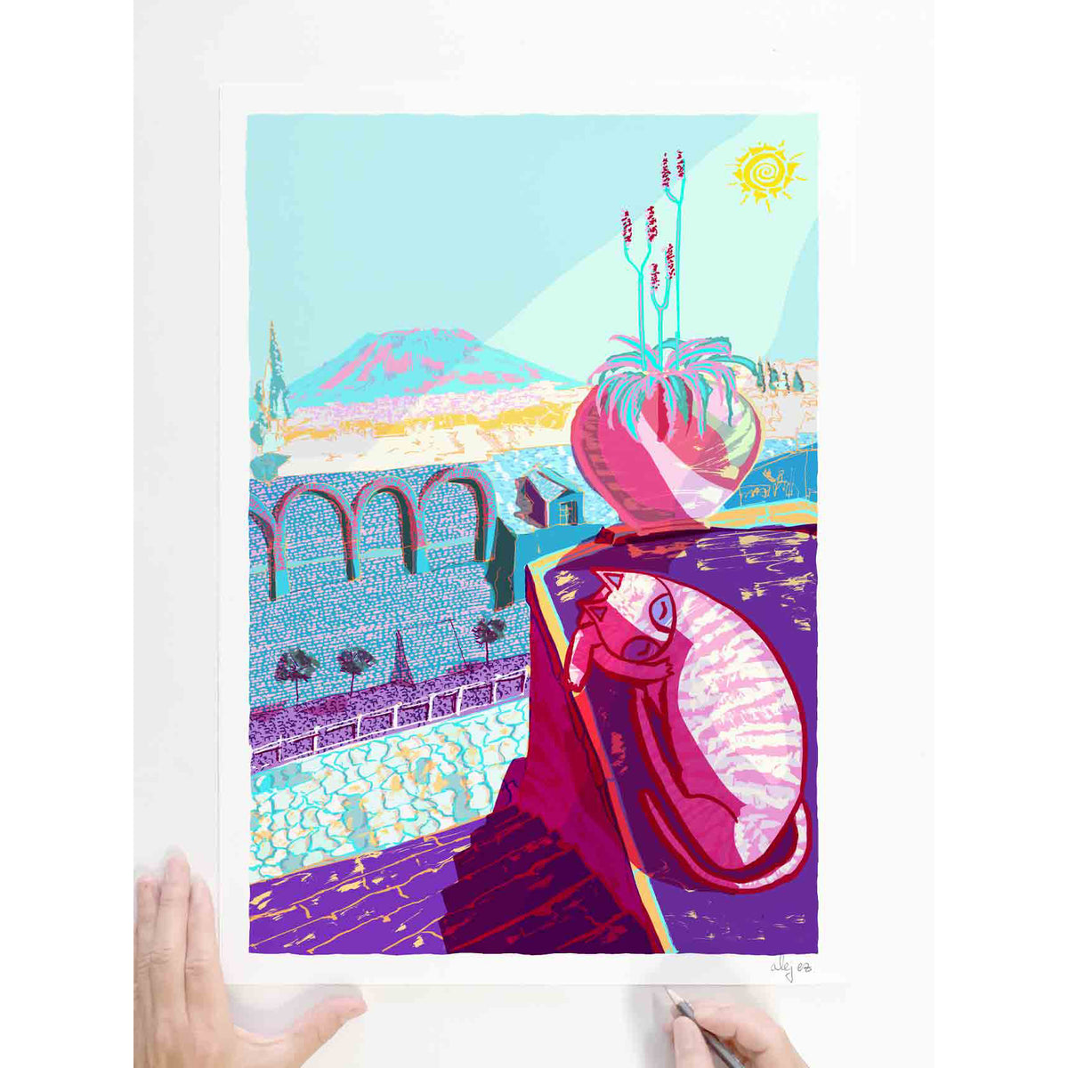 Il Gatto Rosa di Ercolano Napoli