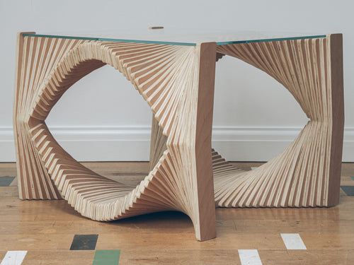 Arch Twist Mirror Table