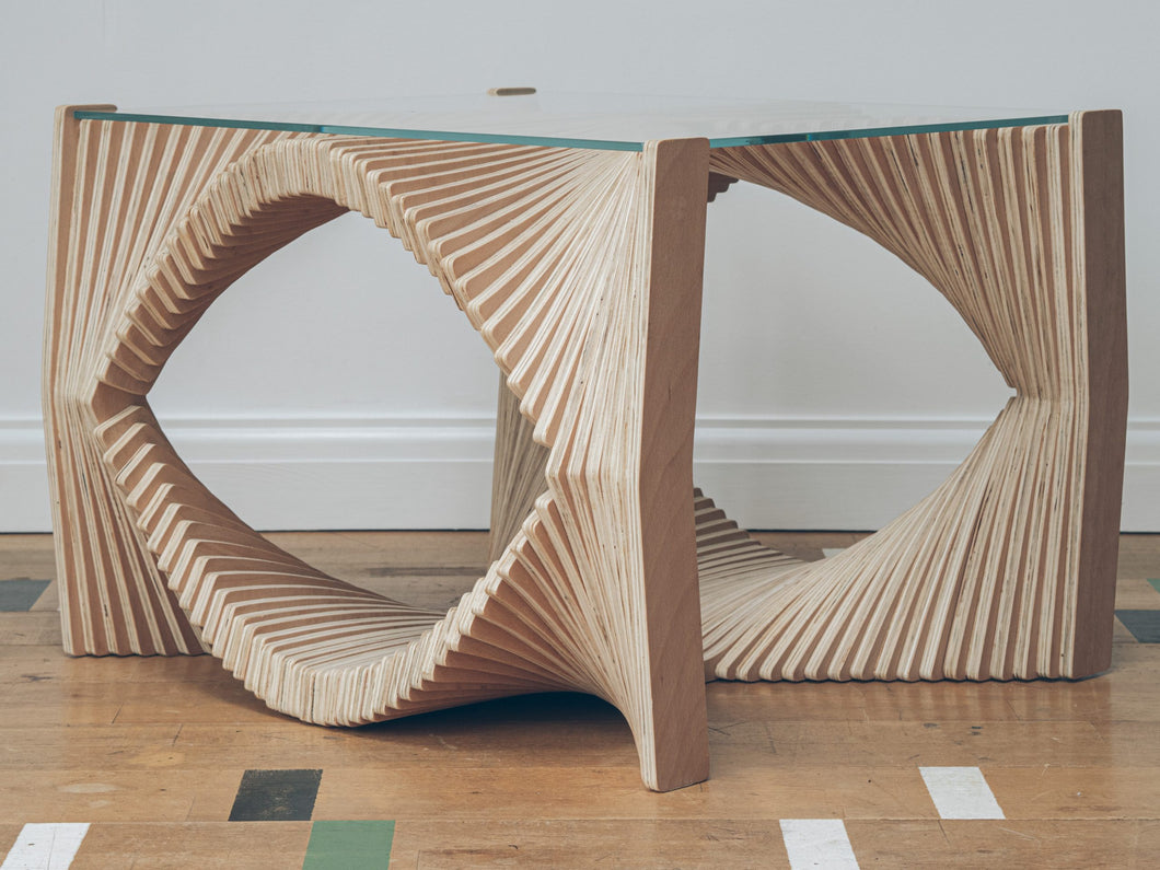 Arch Twist Mirror Table