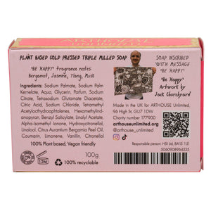 Be Happy, Triple Milled Plant Based Soap