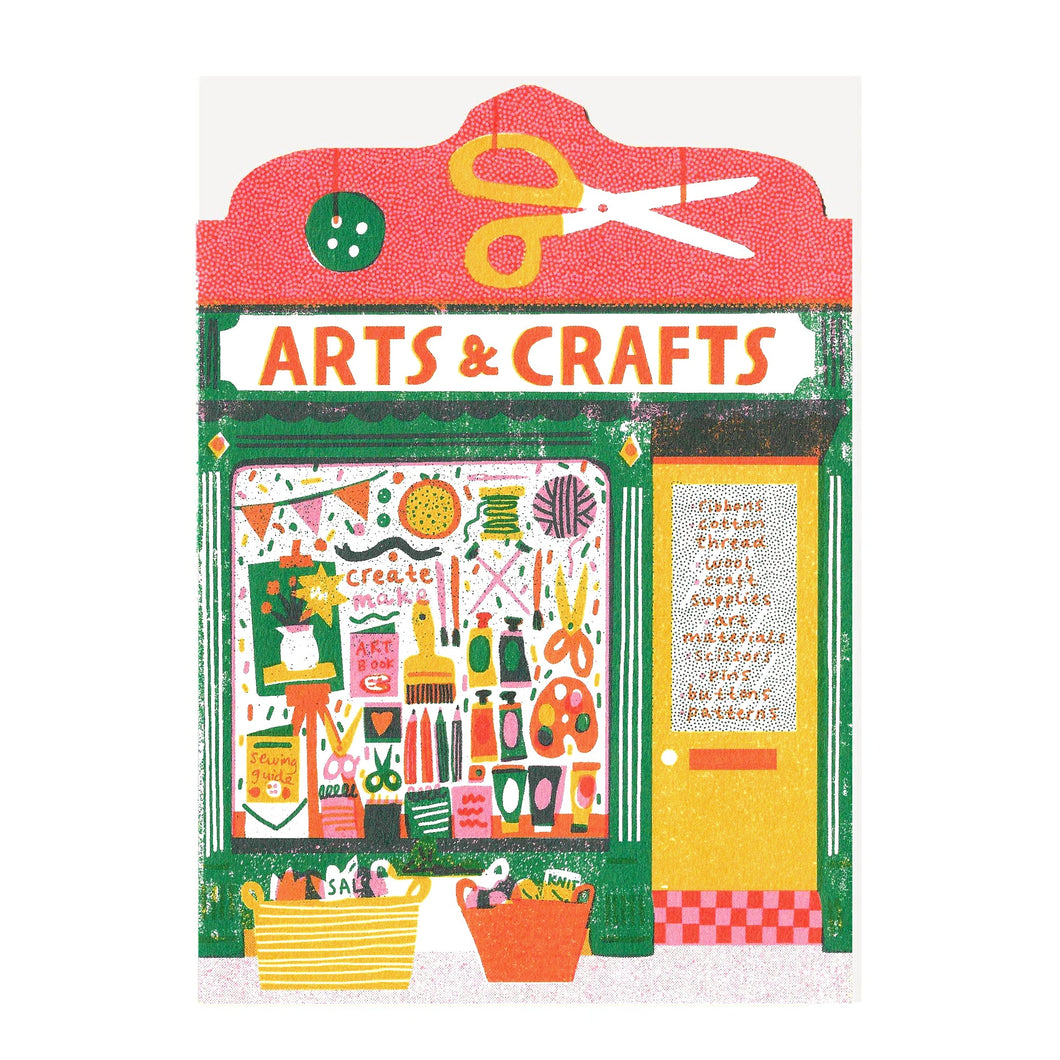 Art Shop Greeting Card