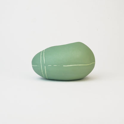 Meandering Series Vessel No. 20 in Cactus Green