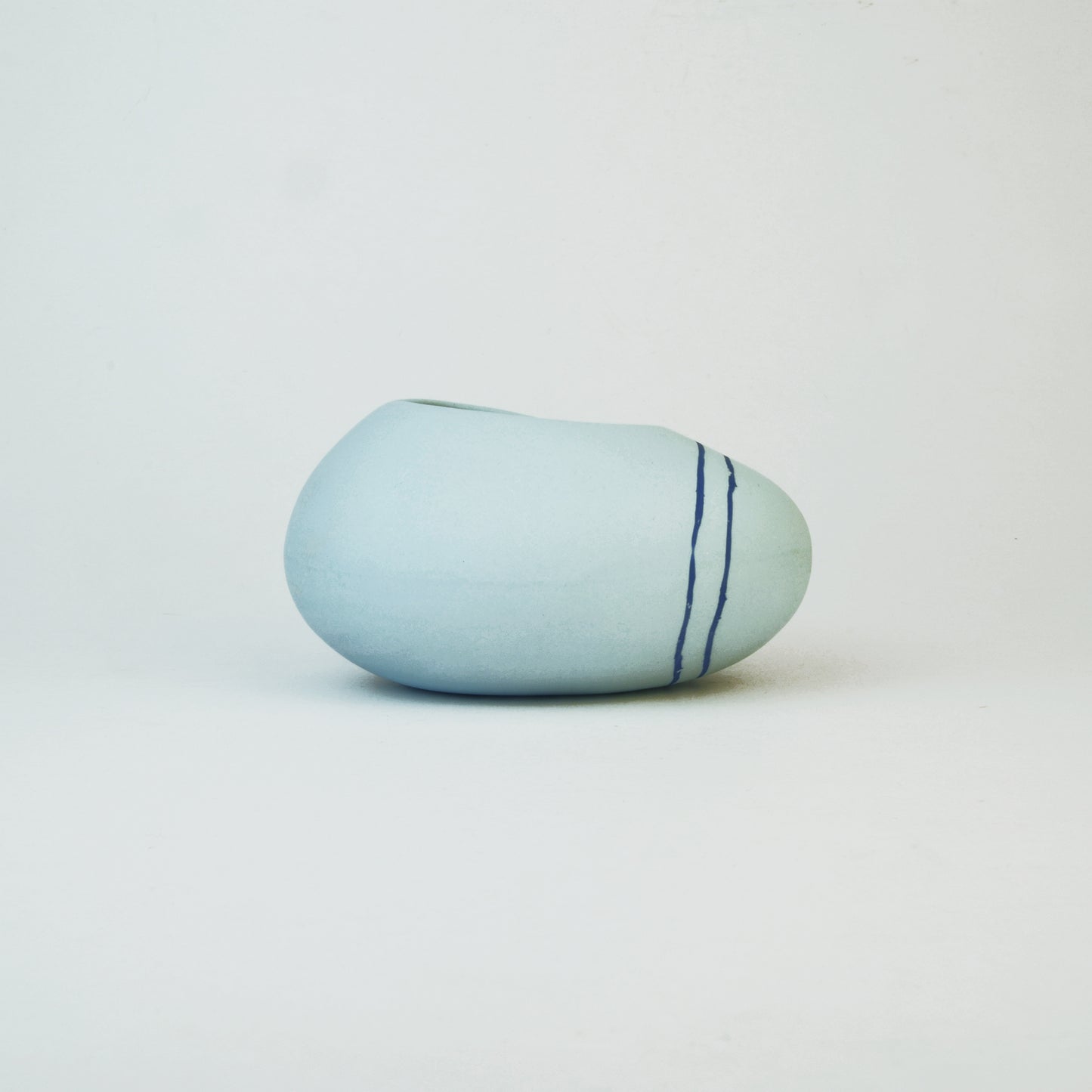 Meandering Series Vessel No. 20 in Sky Blue