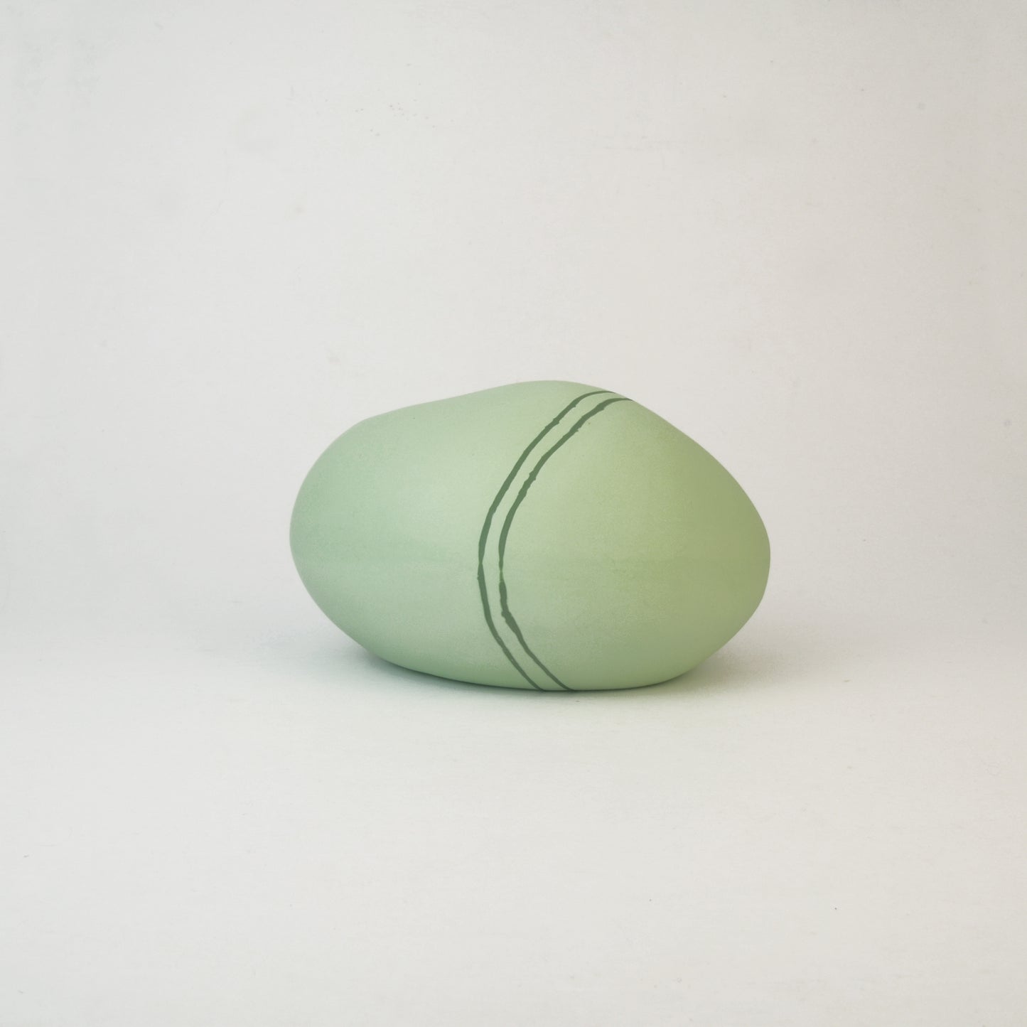 Meandering Series Vessel No. 22 in Lawn Green