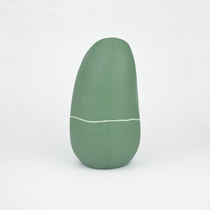 Meandering Series Vessel No. 25 in Amazon Green