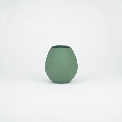 Meandering Series Vessel No. 28 in Amazon Green