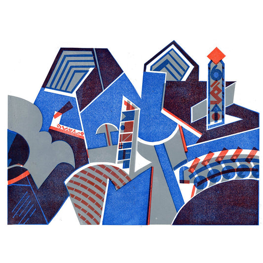 Peaks Print