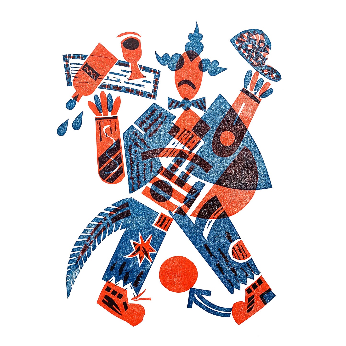 Sad Clown Print