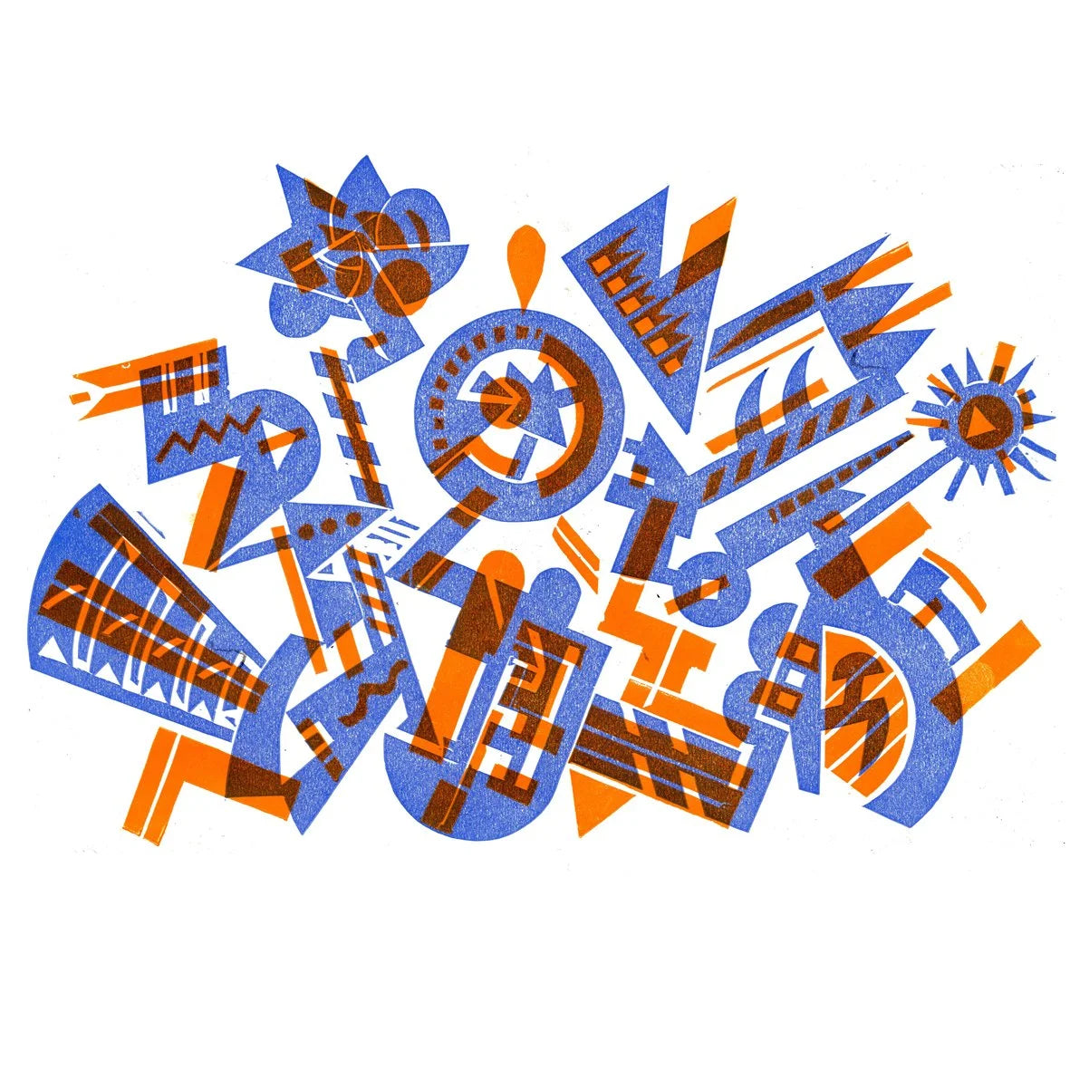 Techno Toy Print
