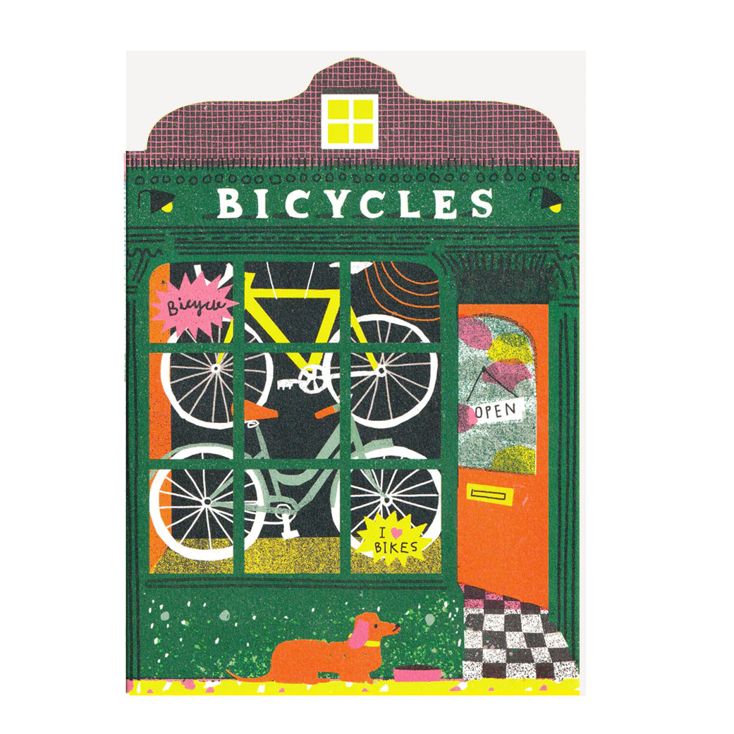 Bicycle Shop Greeting Card