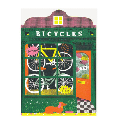Bicycle Shop Greeting Card