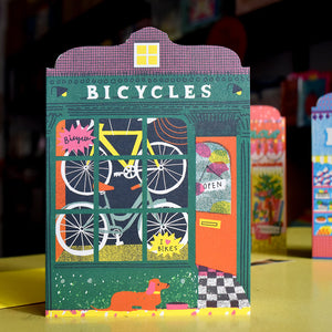 Bicycle Shop Greeting Card