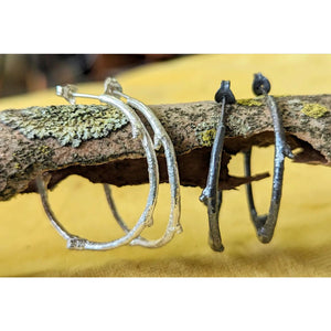Branch Hoop Earrings Large