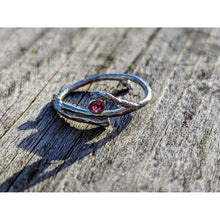 Load image into Gallery viewer, Branch Twist Gemstone Ring