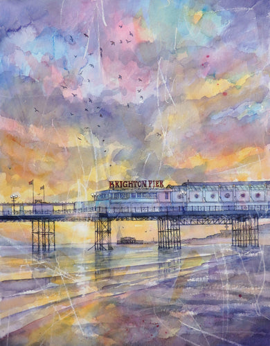 Brighton Piers Sunset