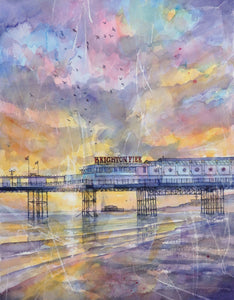 Brighton Piers Sunset