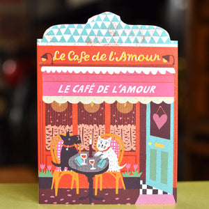 Love Cafe Greeting Card