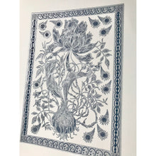 Load image into Gallery viewer, The Time of Meteors in Silver on Blue