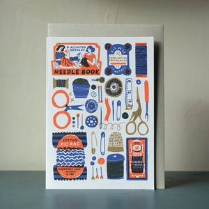 Sewing Collection Greeting Card