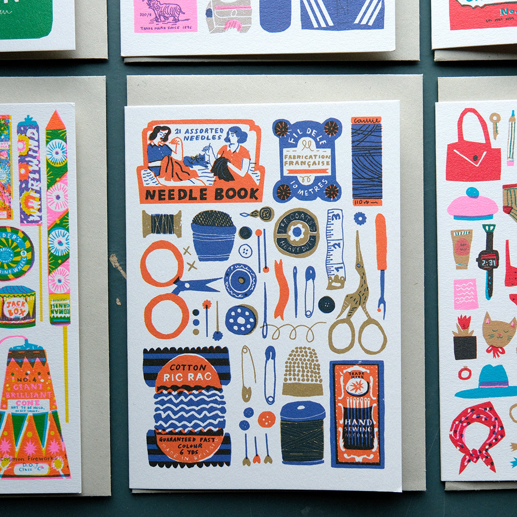 Sewing Collection Greeting Card